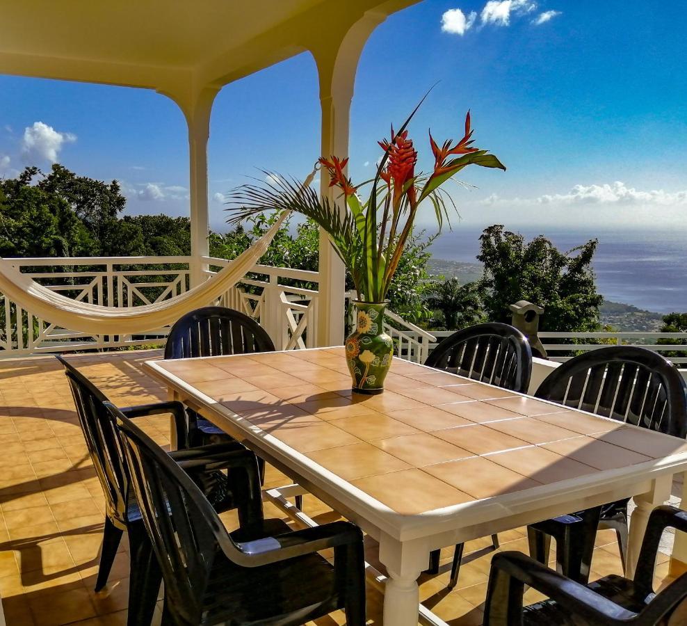Belavue & Spa Prive, Avec Vue Panoramique Sur Mer, Jardin Creole Paysager, Jacuzzi Prive Bouillante Exterior photo