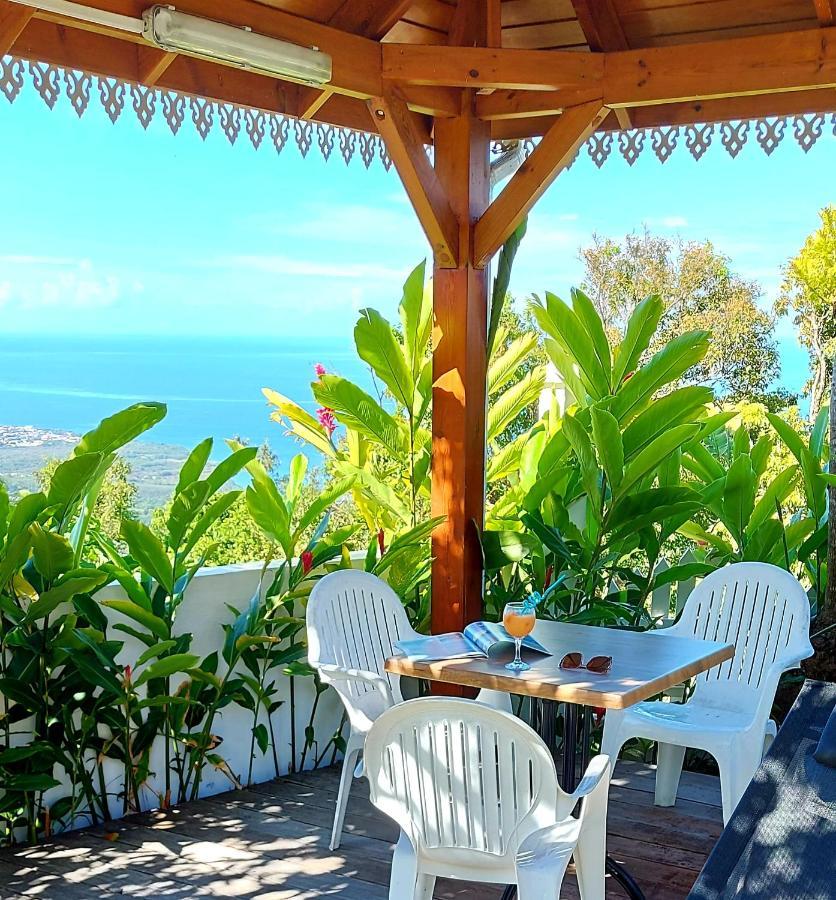 Belavue & Spa Prive, Avec Vue Panoramique Sur Mer, Jardin Creole Paysager, Jacuzzi Prive Bouillante Exterior photo